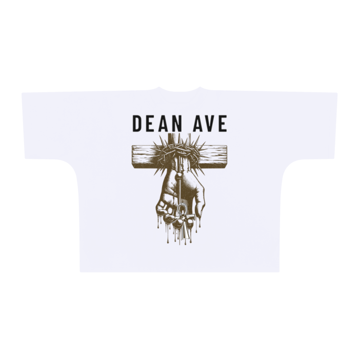 ‘Hand Of Success’ Oversize Boxy Tee - 300 GSM